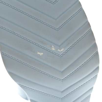Gucci Rubber Gucci Logo Womens Platform 20/60mm Slide Sandals Porcelain Light Blue 10 of 12
