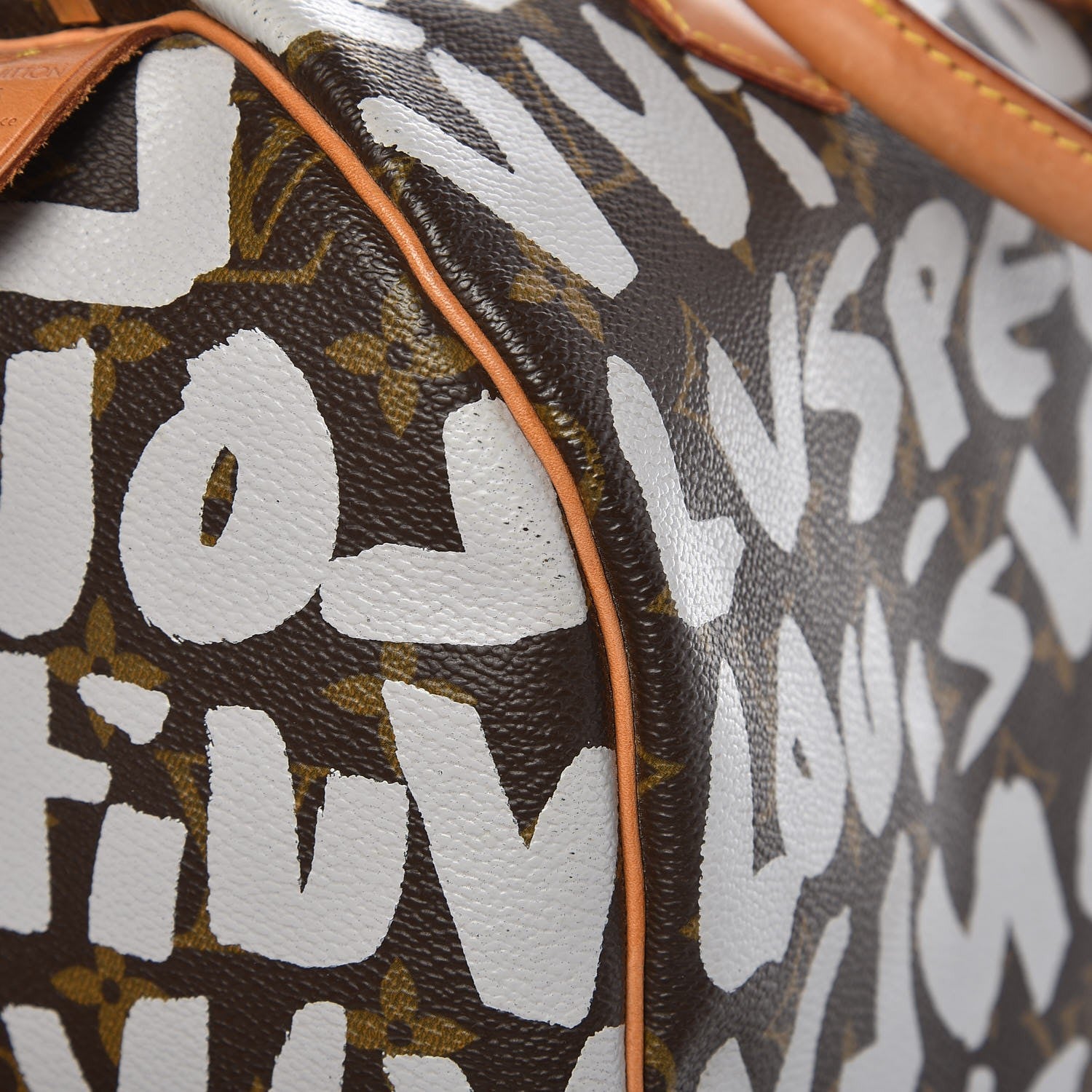 Louis Vuitton Monogram Graffiti Speedy 30 Silver 10 of 15