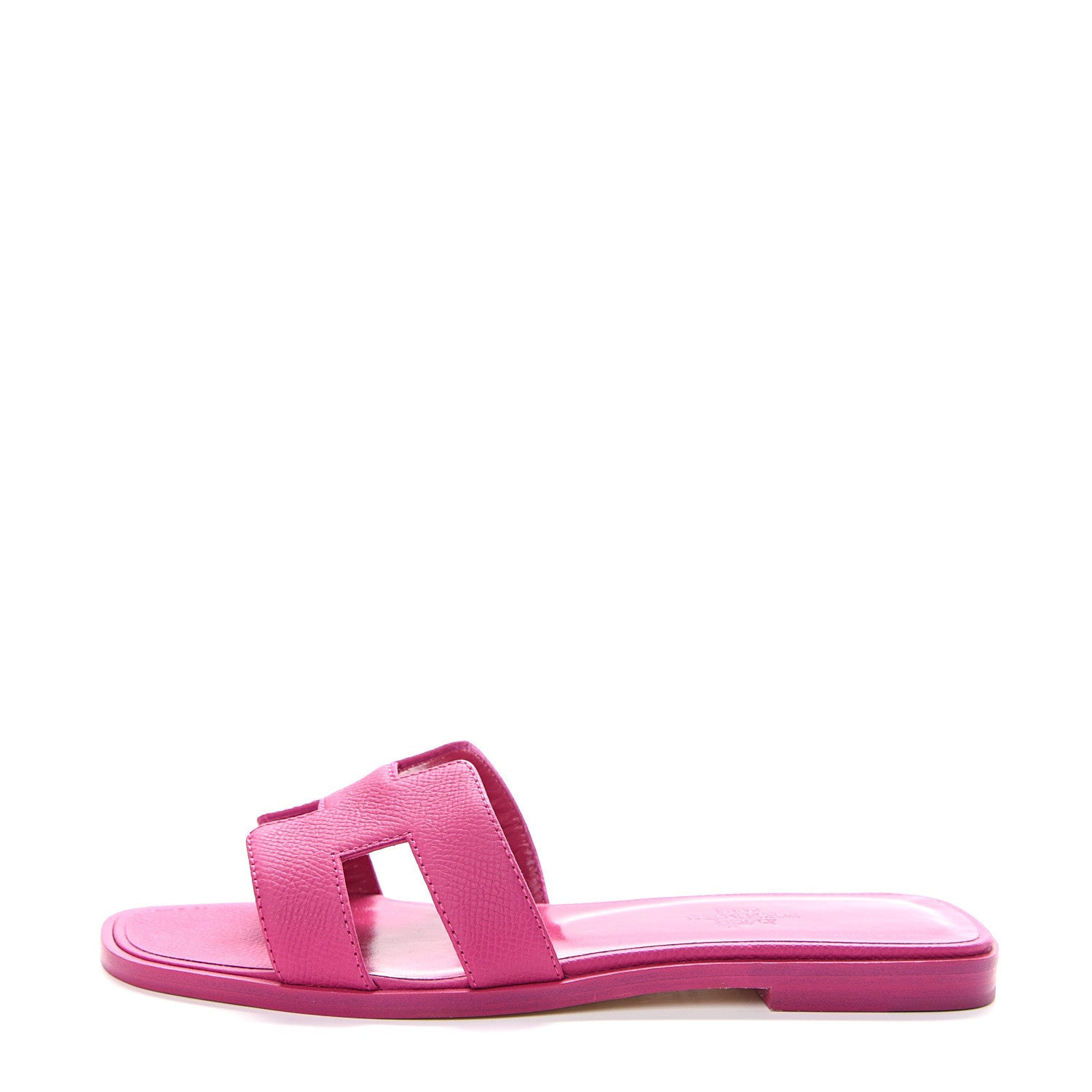 Hermes Epsom Oran Sandals 35.5 Rose Pourpre 1 of 11