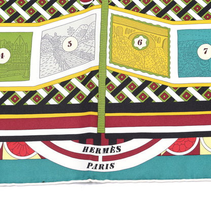 Hermes Silk Le Tour du Monde en 63 Cases 90 2 of 4