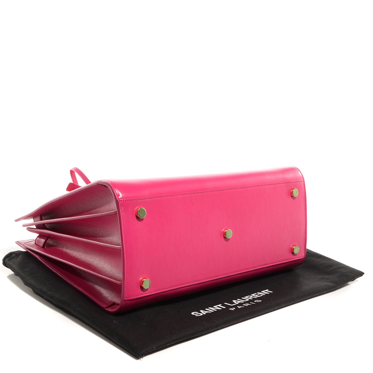 Saint Laurent Calfskin Small Sac De Jour Lipstick Pink 4 of 10