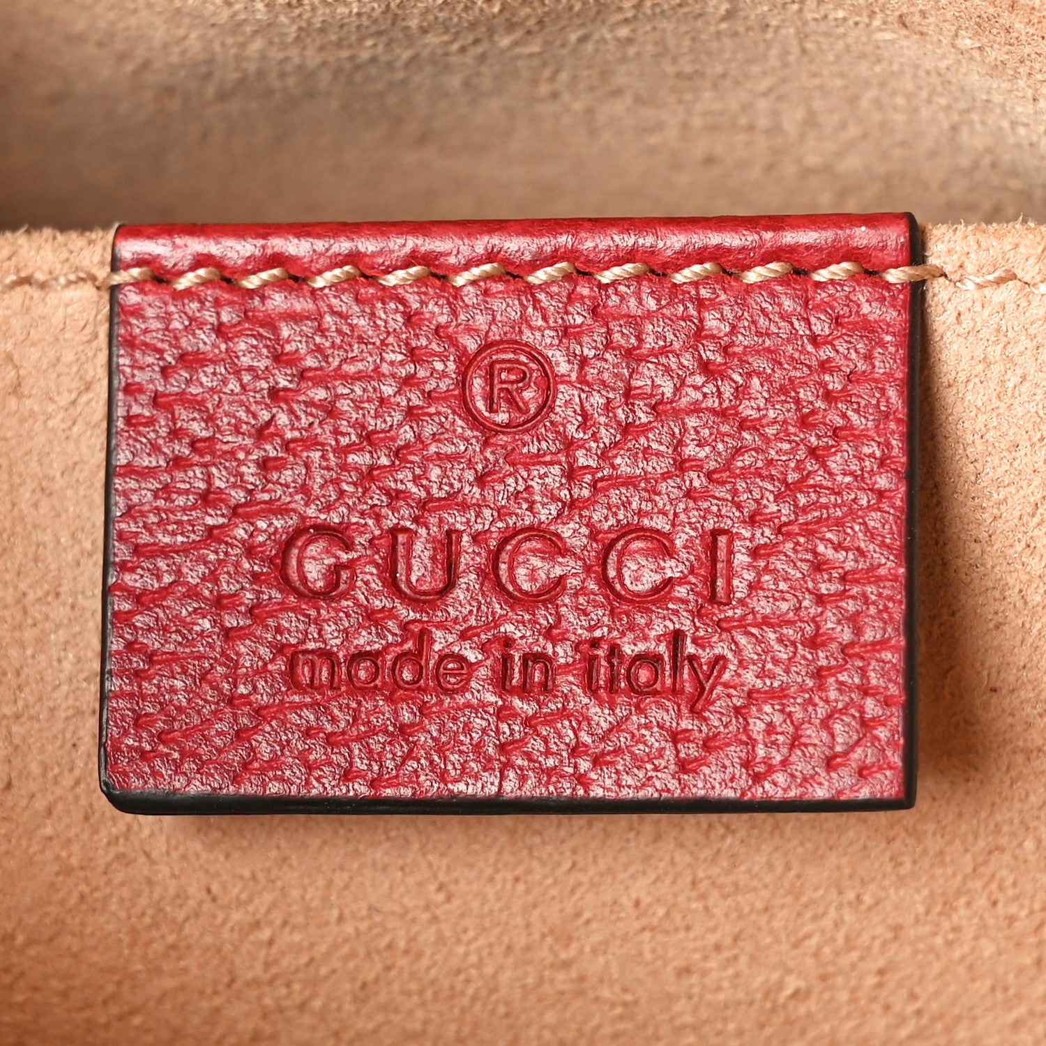 Gucci GG Supreme Monogram Flora Web Mini Ophidia Shoulder Bag Red 6 of 8