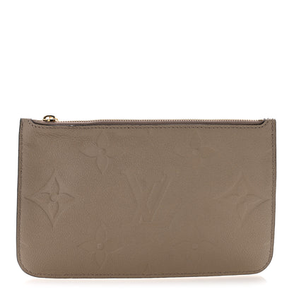 Louis Vuitton Empreinte Monogram Giant Neverfull MM Pochette Tourterelle 1 of 7