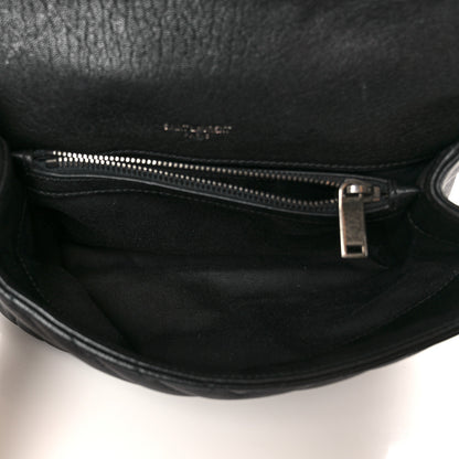 Saint Laurent Sheepskin Matelasse Chevron Monogram Medium College Bag 5 of 11