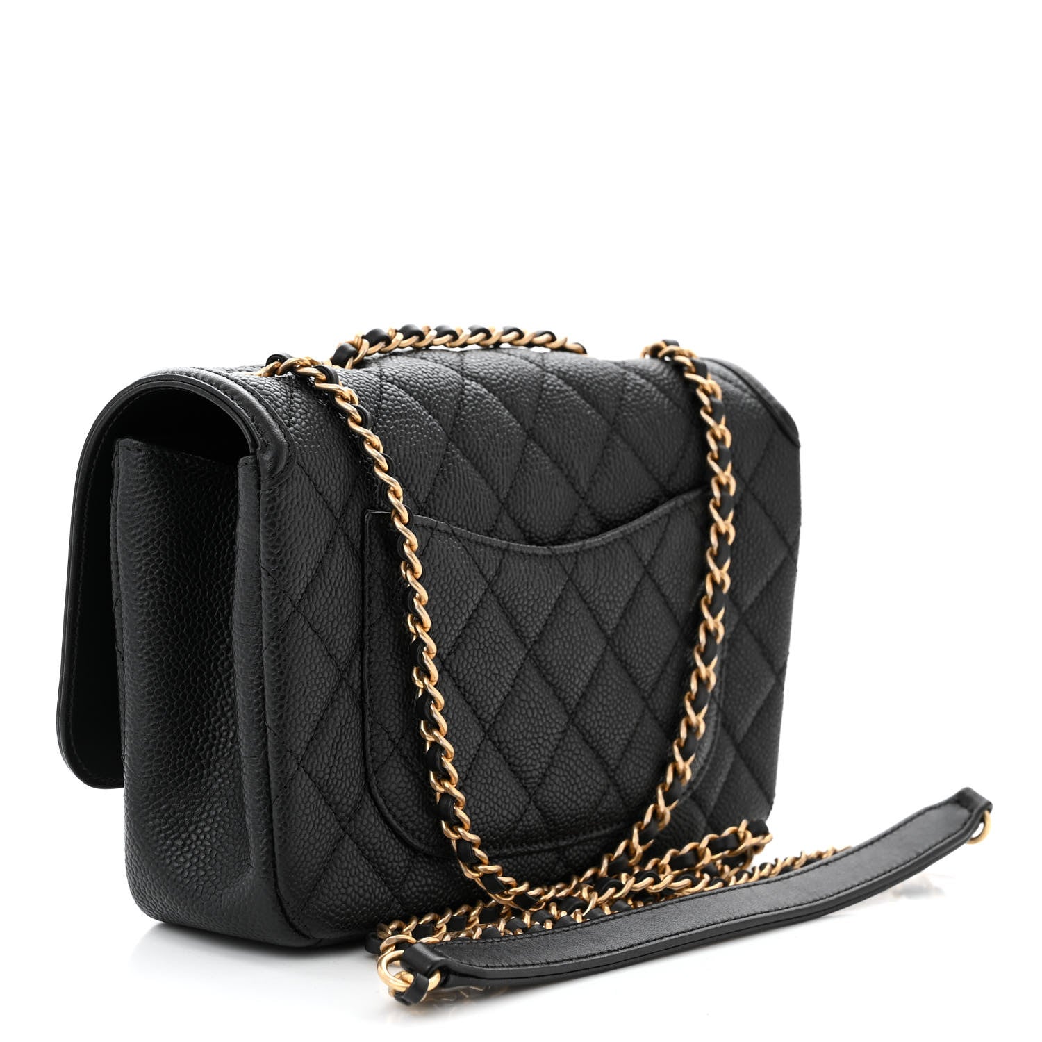 Chanel Caviar Quilted Small CC Filigree Flap Black 3 of 11