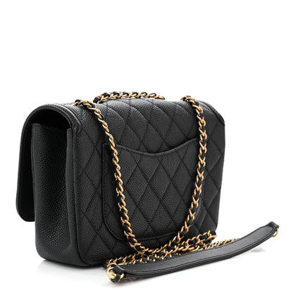 Chanel Caviar Quilted Small CC Filigree Flap Black 3 of 11
