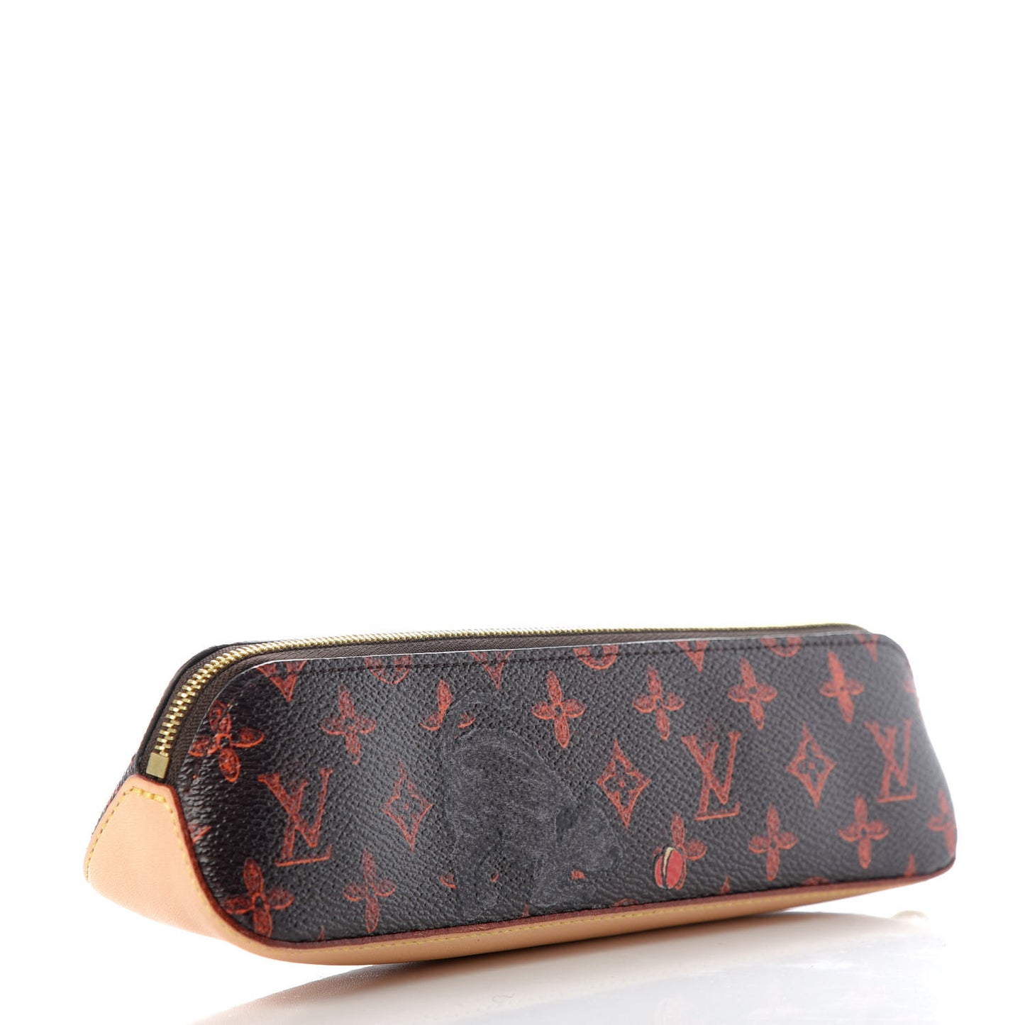 Catogram Elizabeth Pouch Orange Marron