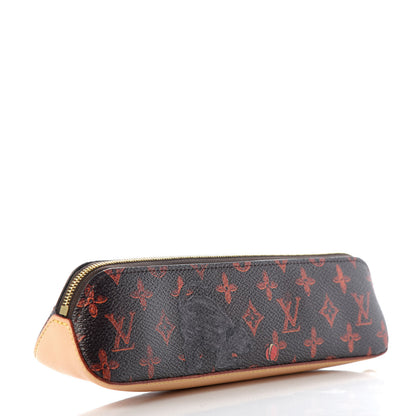 Louis Vuitton Catogram Elizabeth Pouch Orange Marron 3 of 7
