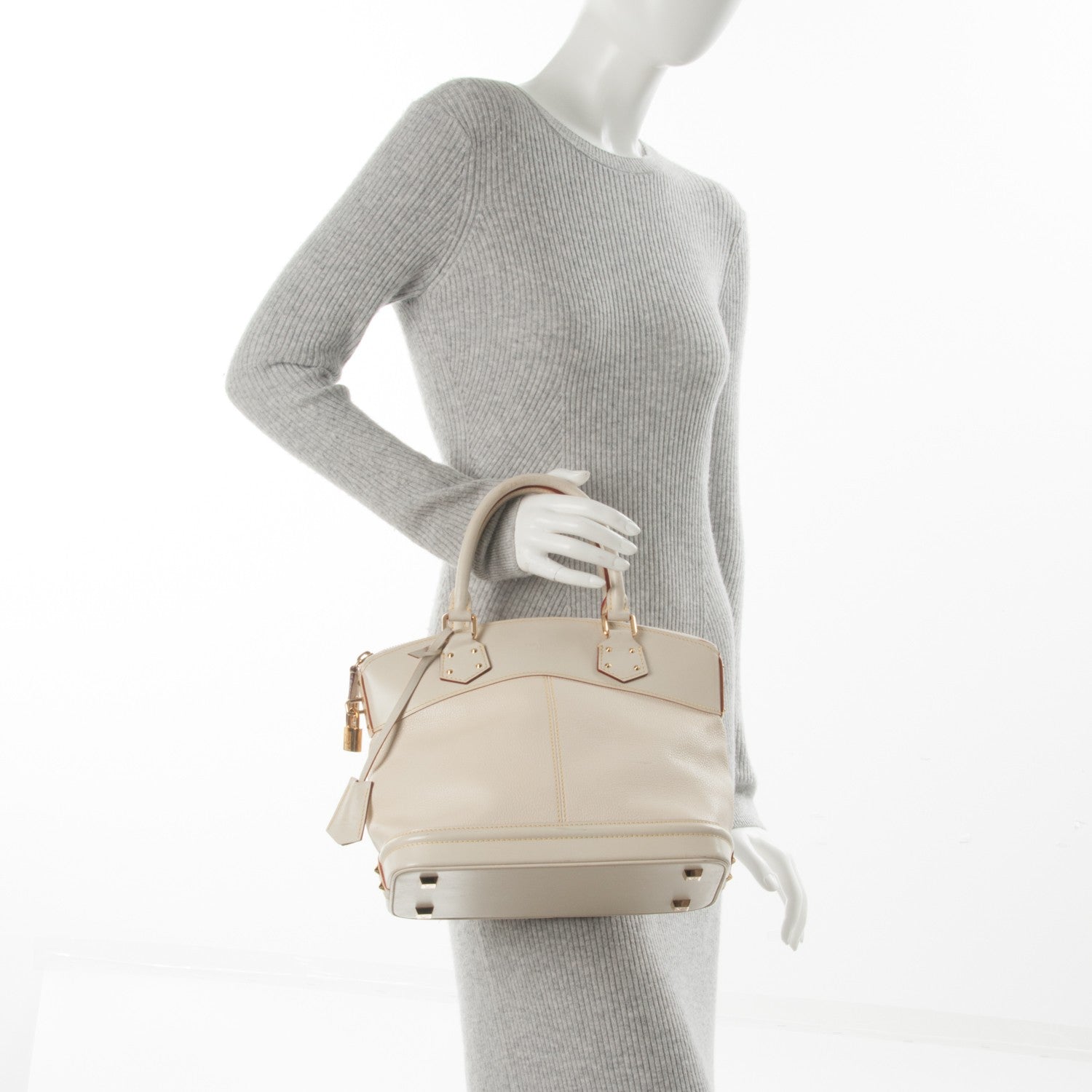 Louis Vuitton Suhali Lockit PM White 2 of 11