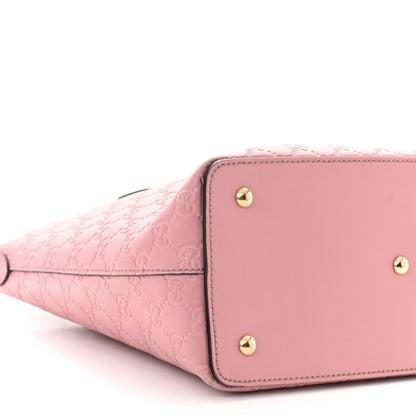 Gucci Guccissima Signature Linea A Foldover Tote Rose Baby Candy 9 of 13