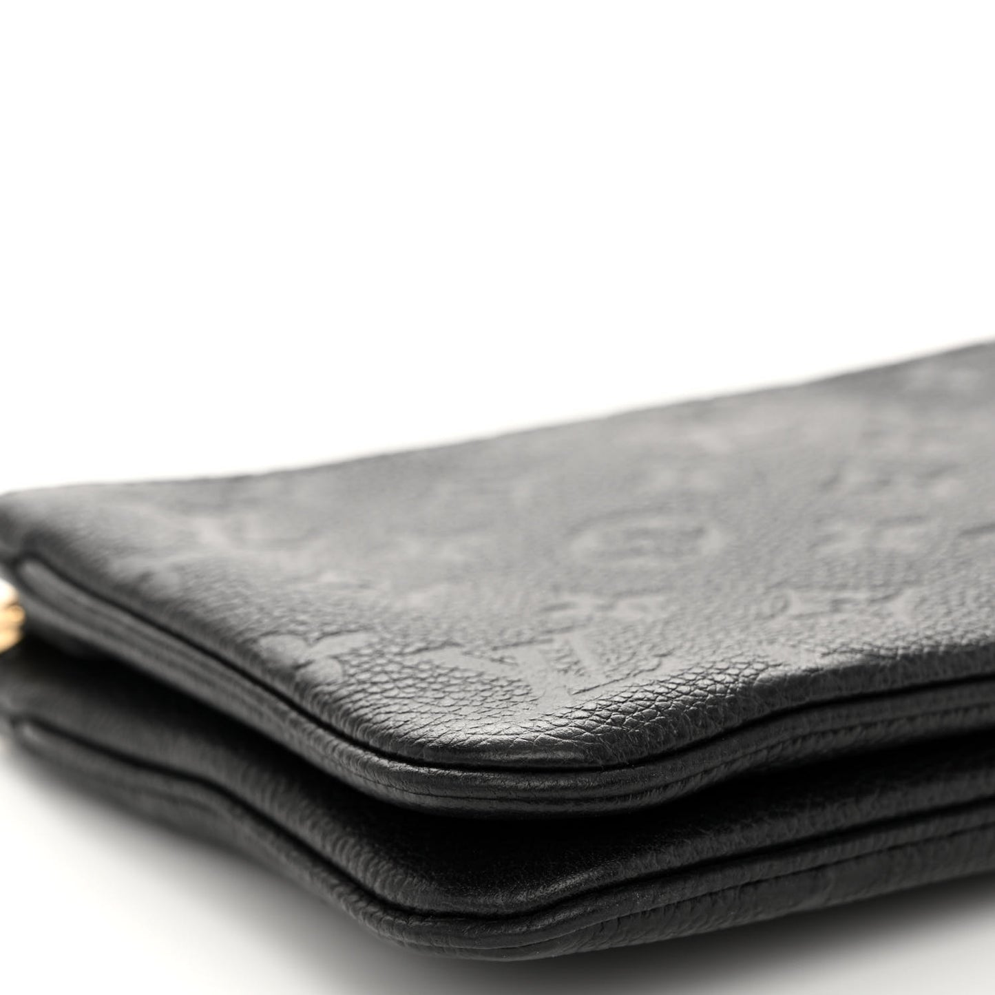 Empreinte Double Zip Pochette Black
