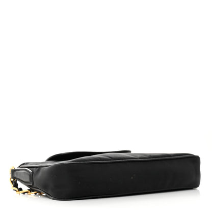 Prada Tessuto Nylon Saffiano Crossbody Bag Black 4 of 12