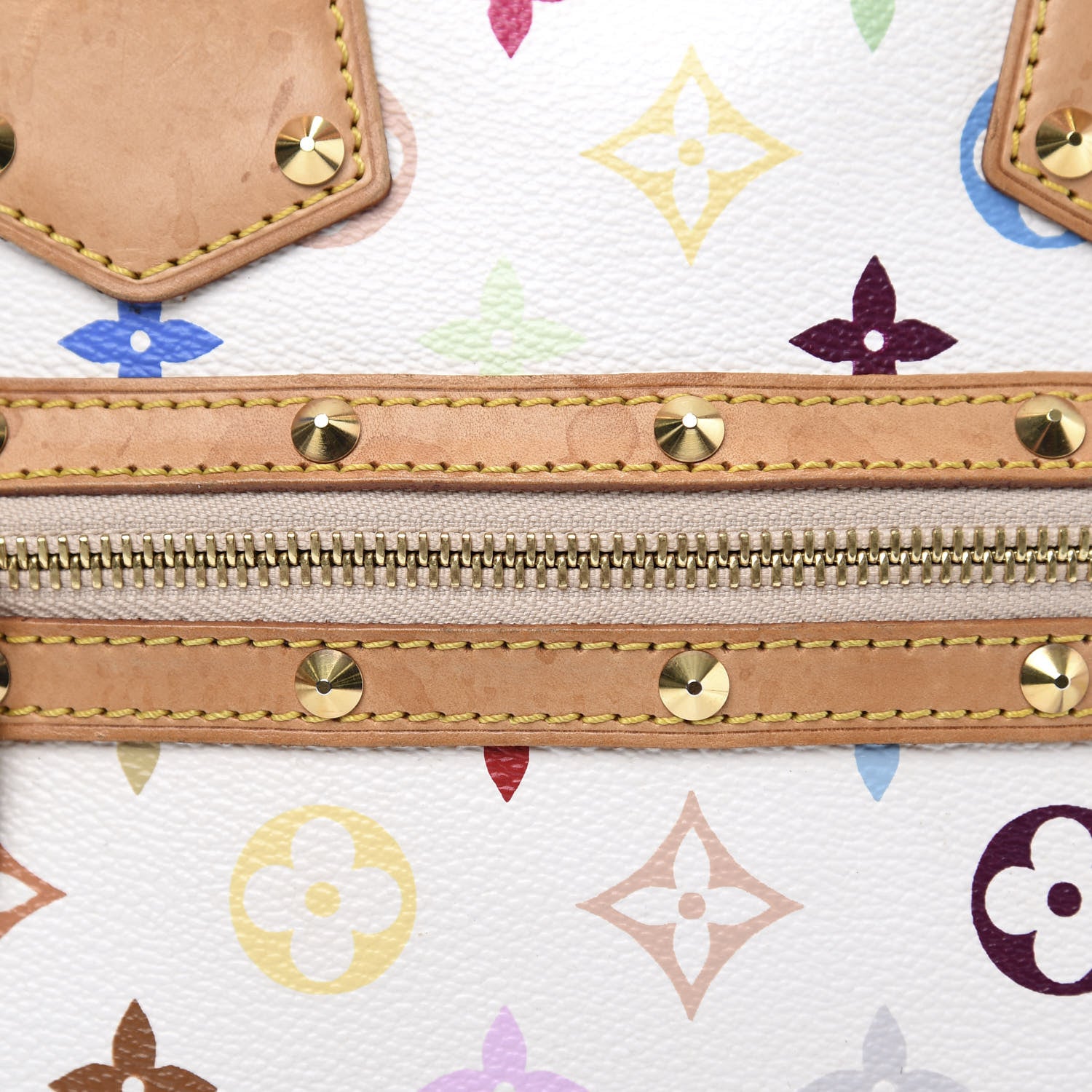 Louis Vuitton Monogram Multicolor Alma White 8 of 11