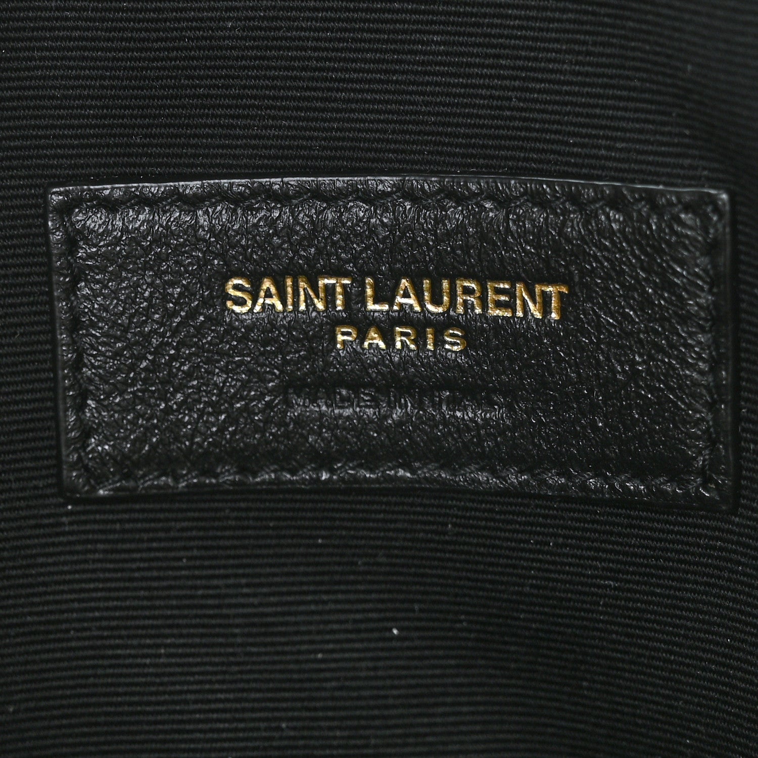 Saint Laurent Lambskin Quilted Round Le Maillon Round Tassel Chain Crossbody Bag Black 8 of 11