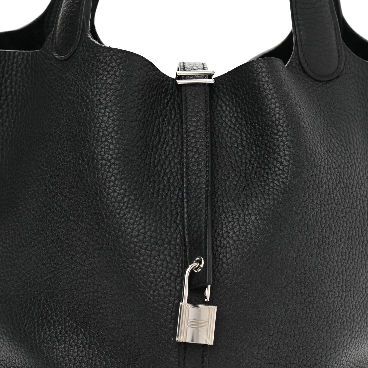 Hermes Taurillon Clemence Picotin Lock 26 GM Black 8 of 11