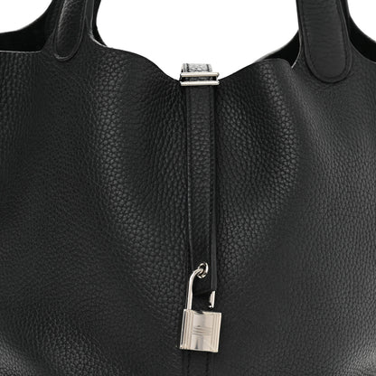 Hermes Taurillon Clemence Picotin Lock 26 GM Black 8 of 11