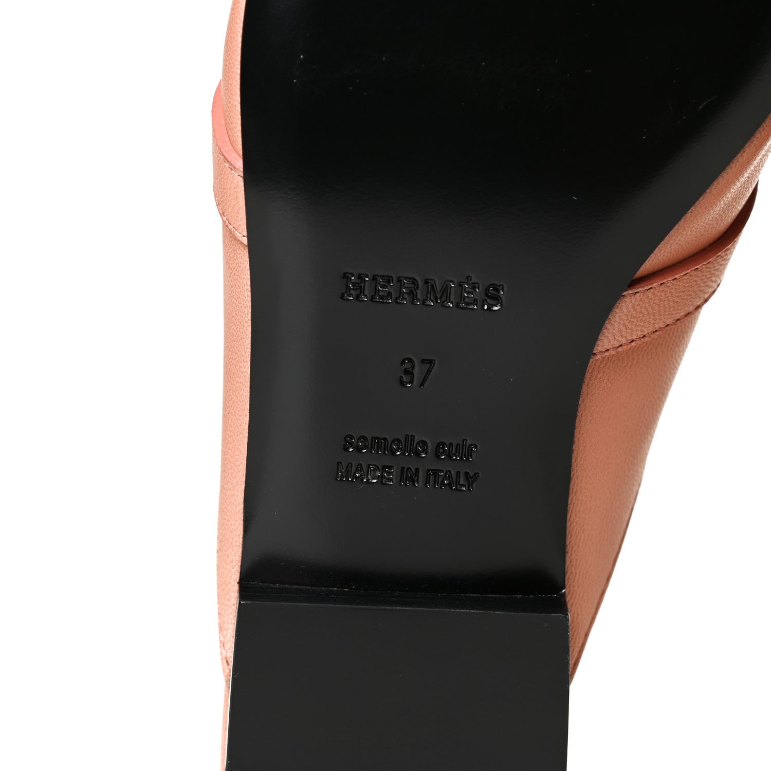 Hermes Goatskin Oz Mules 37 Rose Aube 4 of 8