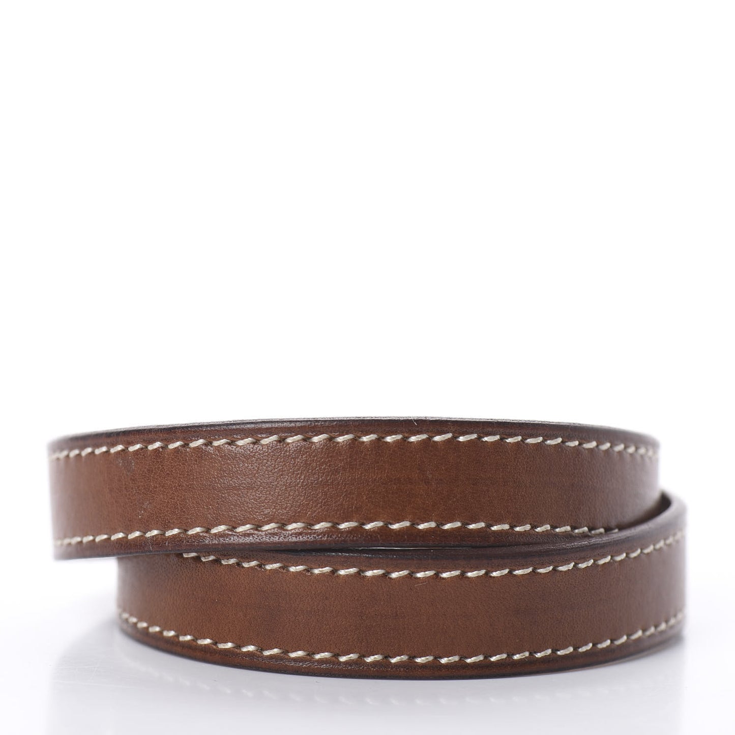 Barenia Kelly Double Tour Bracelet M Fauve