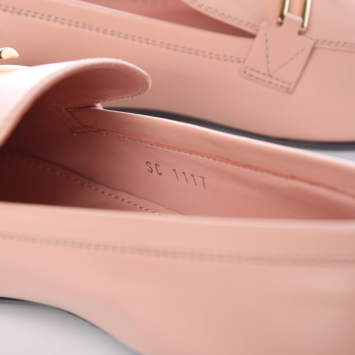 Louis Vuitton Calfskin Upper Case Flat Loafer 40 Rose Clair 8 of 8