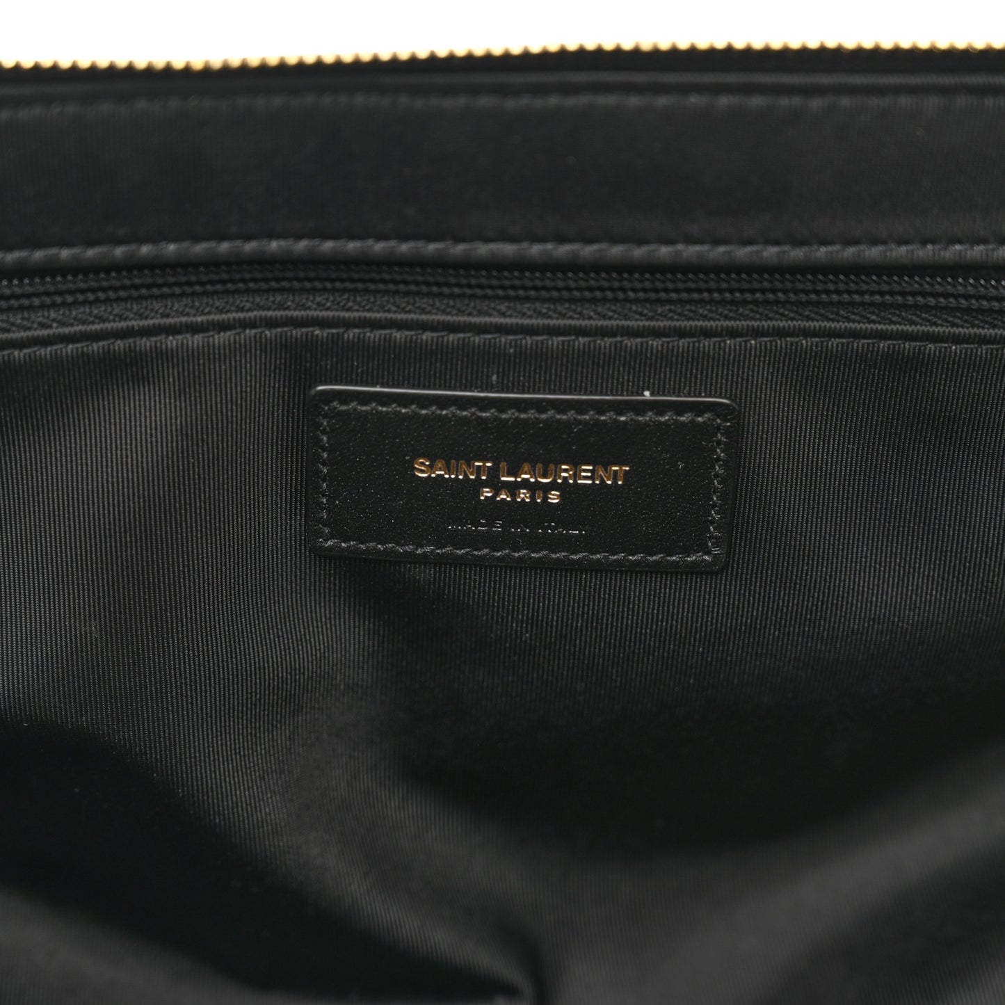 Lambskin Quilted Gaby Vanity Case Black