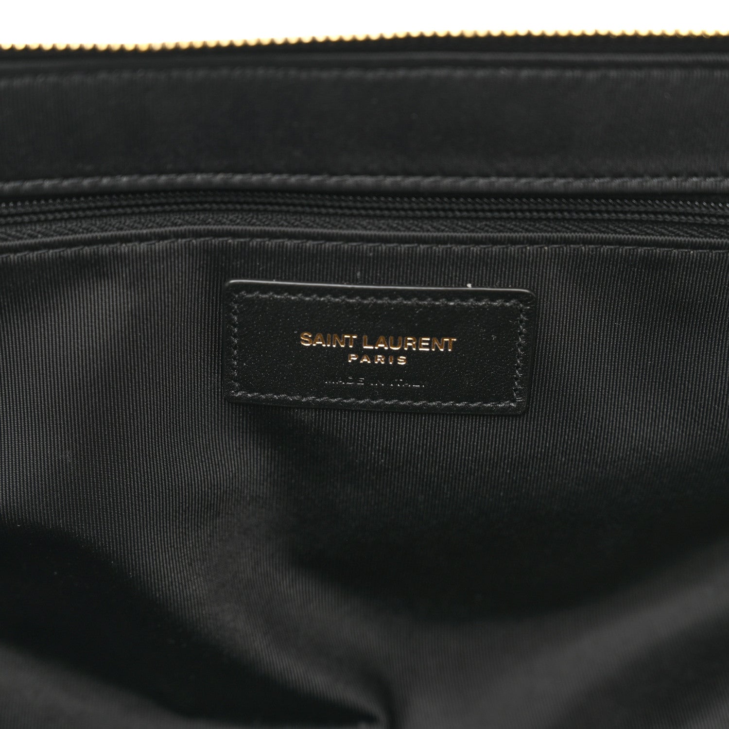 Saint Laurent Lambskin Quilted Gaby Vanity Case Black 7 of 8