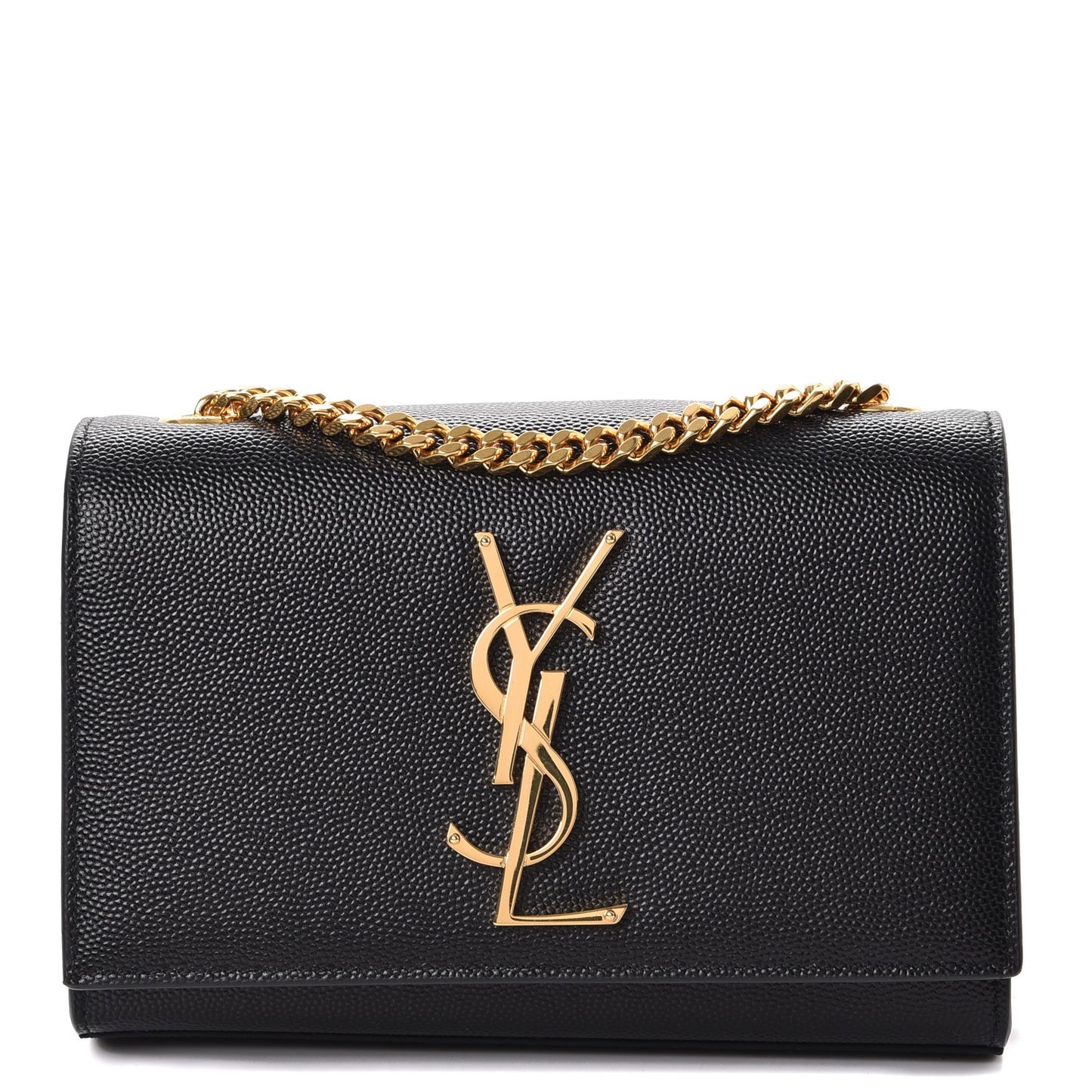 Grain De Poudre Small Monogram Kate Satchel Black