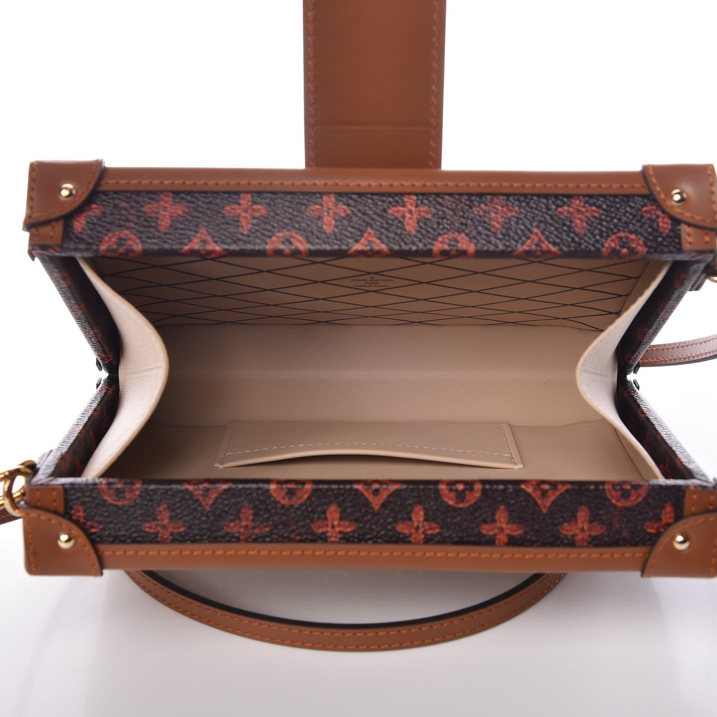 Catogram Petite Malle Orange Marron