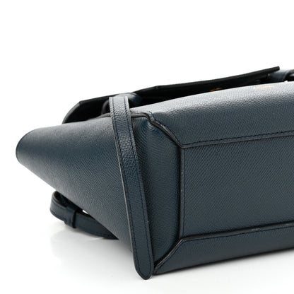 Celine Grained Calfskin Nano Belt Bag Abyss Blue 8 of 10