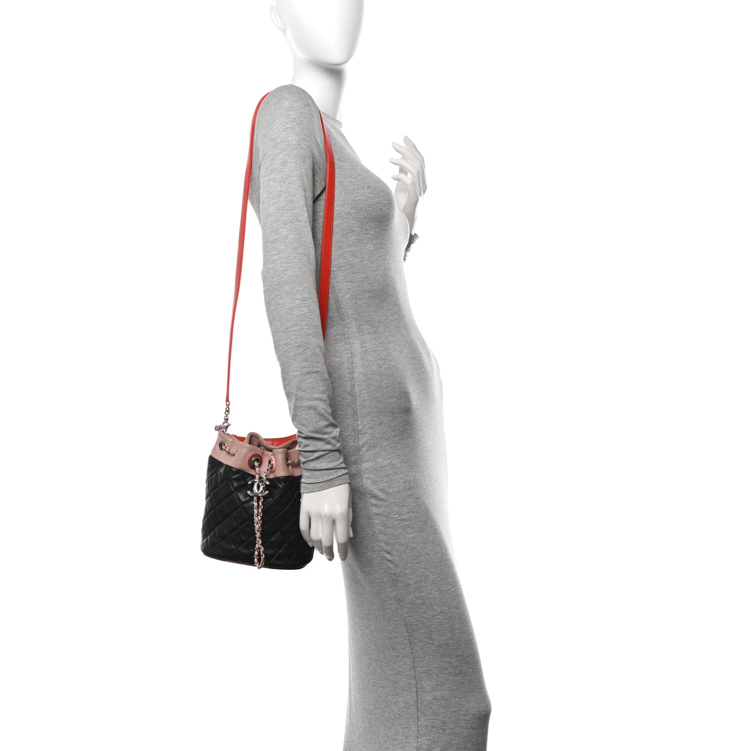Chanel Lambskin Quilted Cuba Drawstring Tote Multicolor 2 of 16