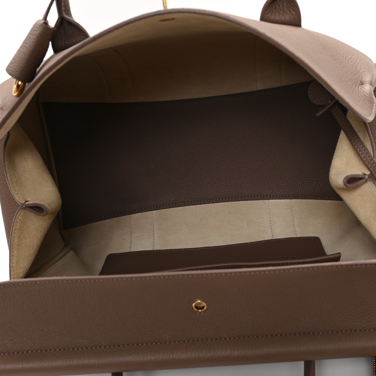 Loro Piana Grained Calfskin L32 Loom Bag Fossil 6 of 10