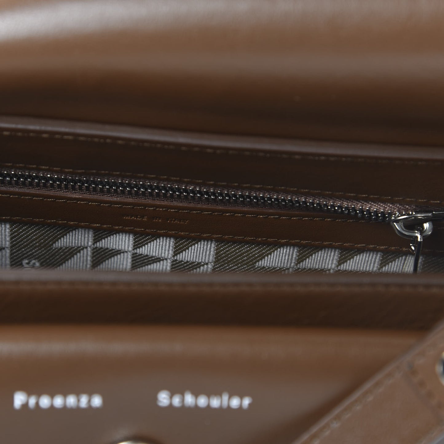 Smooth Calfskin Mini PS11 Classic Shoulder Bag Hazelnut