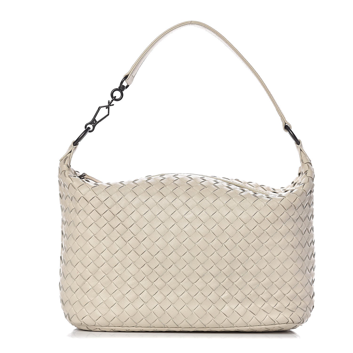 Bottega Veneta Nappa Intrecciato Small Shoulder Bag White 1 of 15