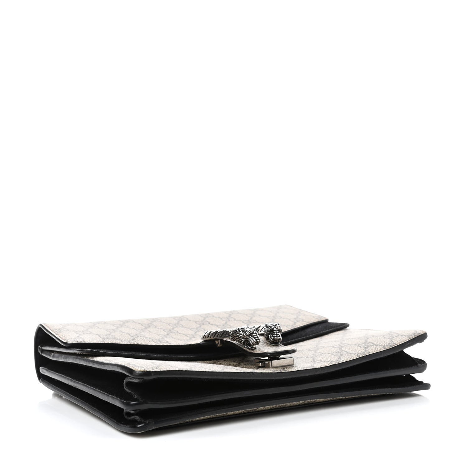 GG Supreme Monogram Medium Dionysus Shoulder Bag Black