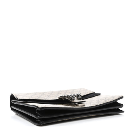 Gucci GG Supreme Monogram Medium Dionysus Shoulder Bag Black 3 of 4