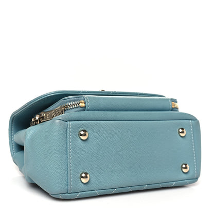 Chanel Caviar Quilted Small Business Affinity Flap Blue 4 of 13