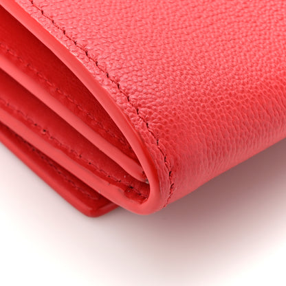 Burberry Calfskin Logo Hazelmere Wallet With Detachable Strap Red 12 of 12