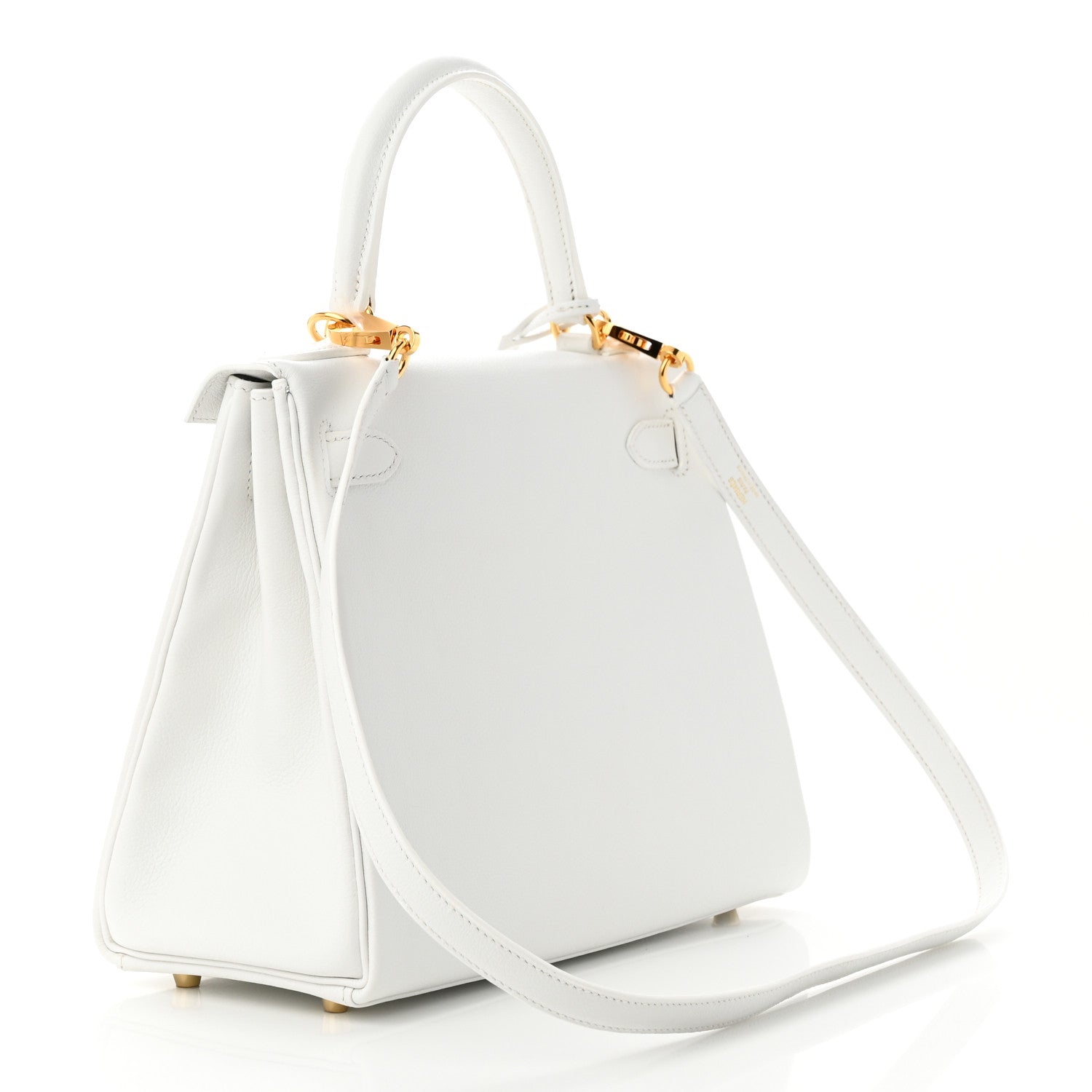Hermes Evercolor Kelly Retourne 28 White 3 of 11