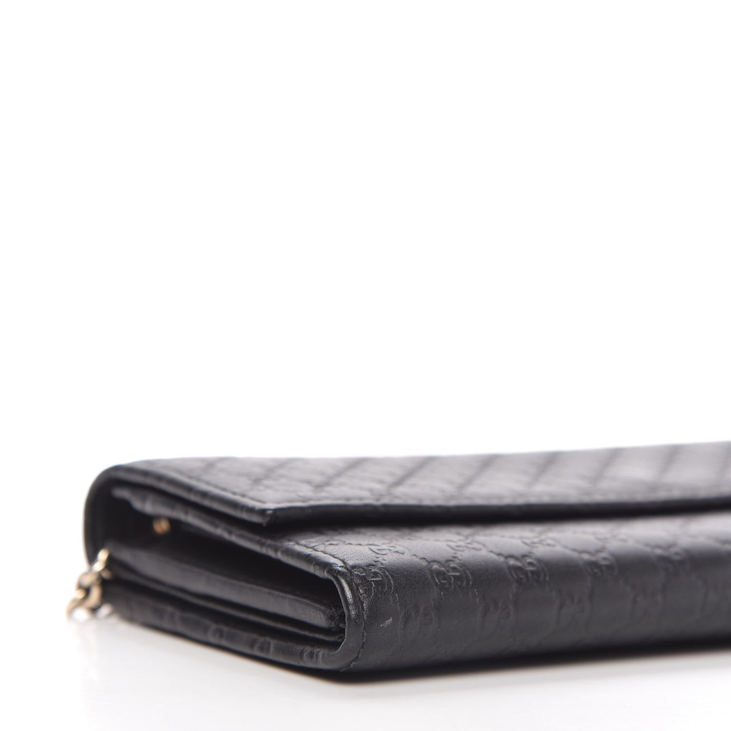 Gucci Soft Microguccissima Dice Chain Wallet Black 6 of 9