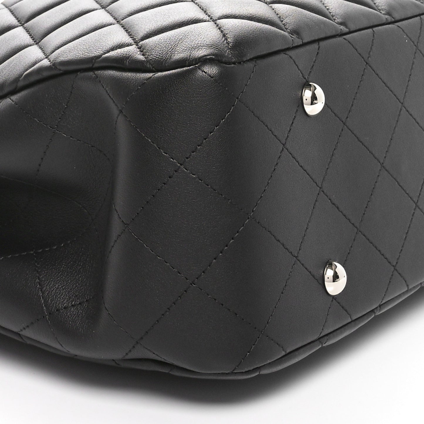 Calfskin Quilted Timeless Tote  Black