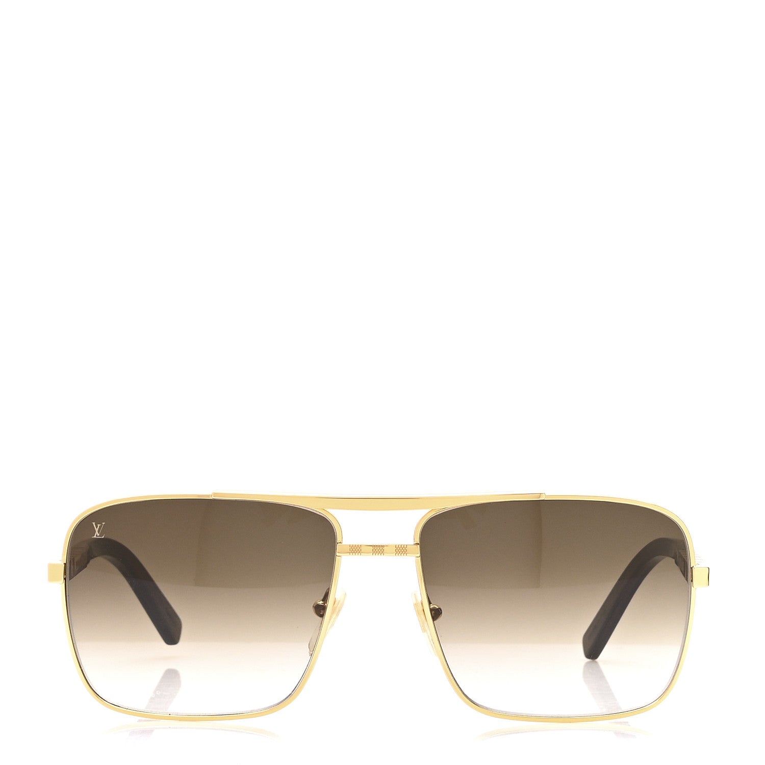 Louis Vuitton Metal Attitude Sunglasses Z0259U Gold 2 of 7