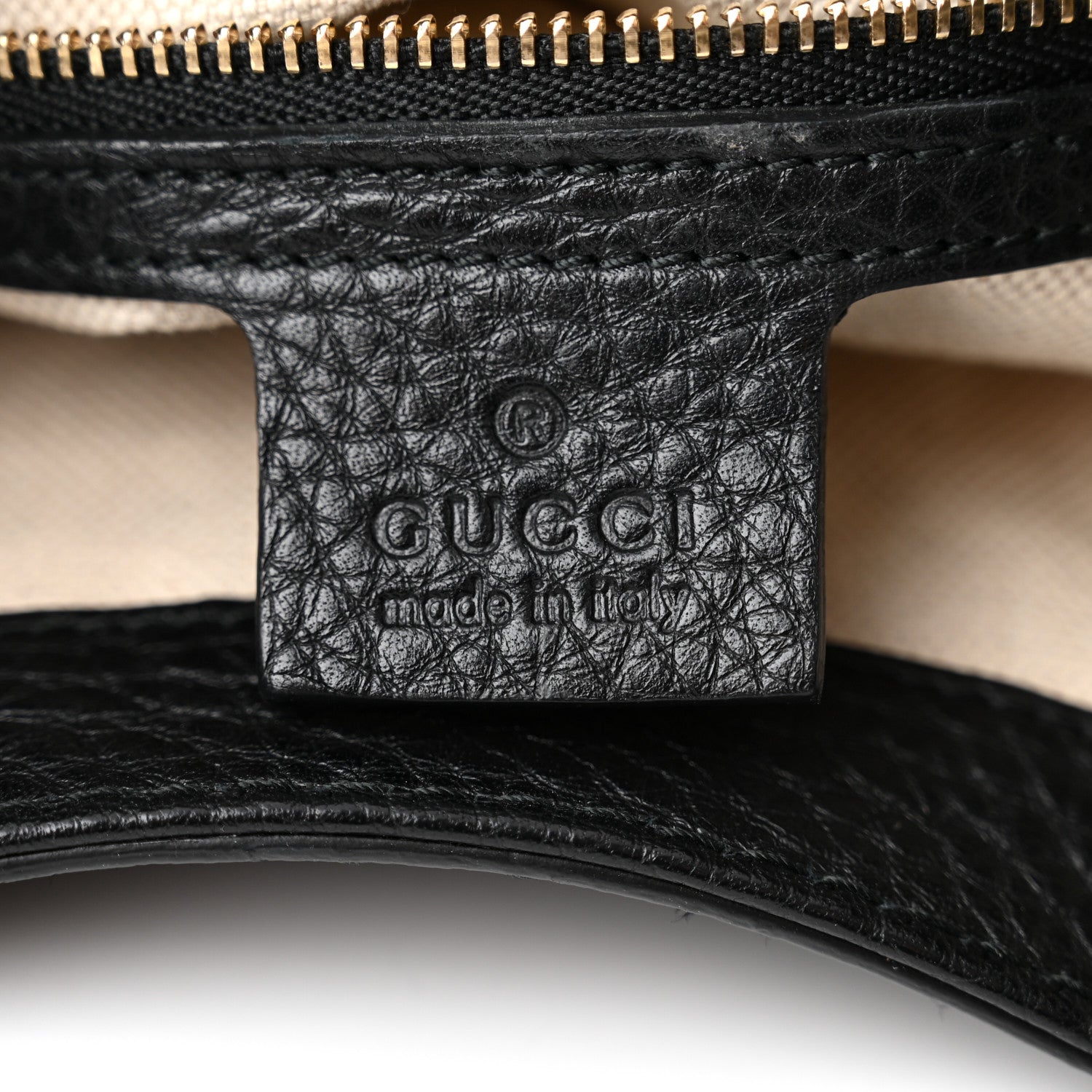 Gucci Calfskin Medium New Jackie Shoulder Bag Black 5 of 10