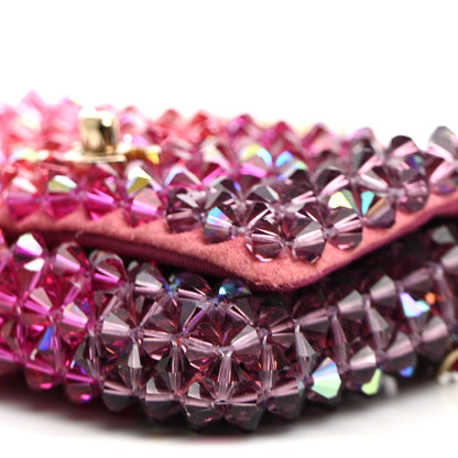 Chanel Crystal Mini Flap Pink Purple 10 of 10