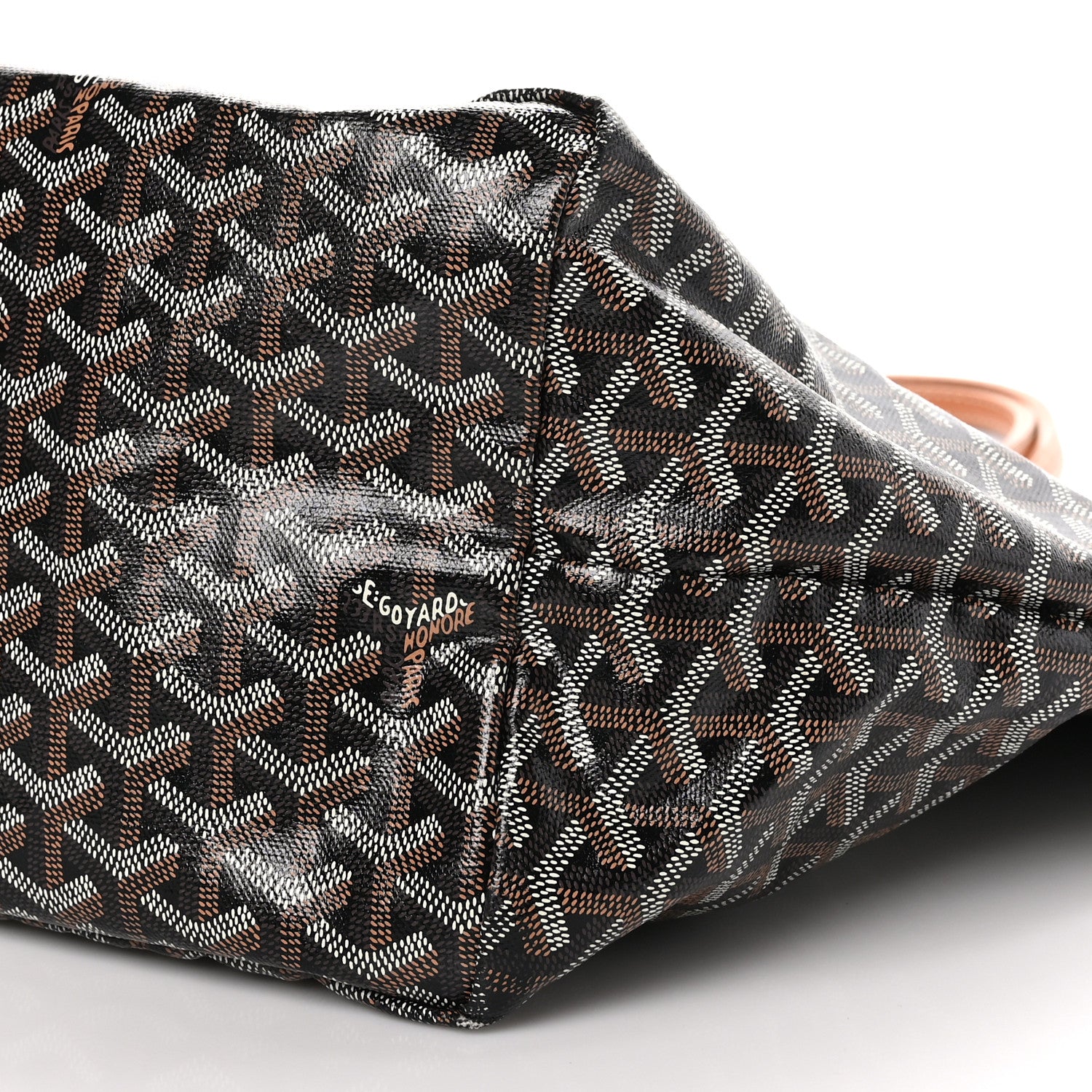 Goyard Goyardine Saint Louis GM Black Gold 9 of 11