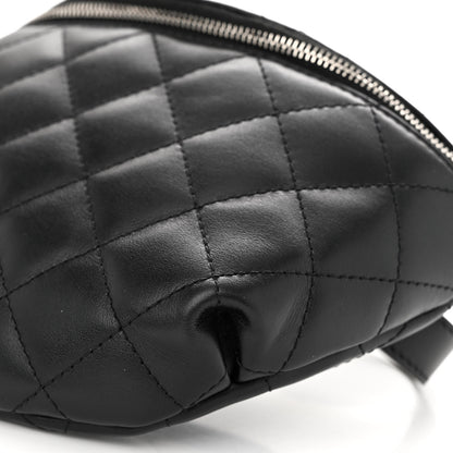 Chanel Calfskin Quilted Waist Belt Bag Black 10 of 11