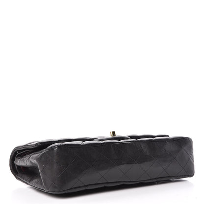 Chanel Lambskin Quilted Medium Double Flap Black 4 of 17