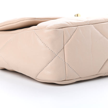 Chanel Lambskin Quilted Medium Chanel 19 Flap Beige 9 of 10