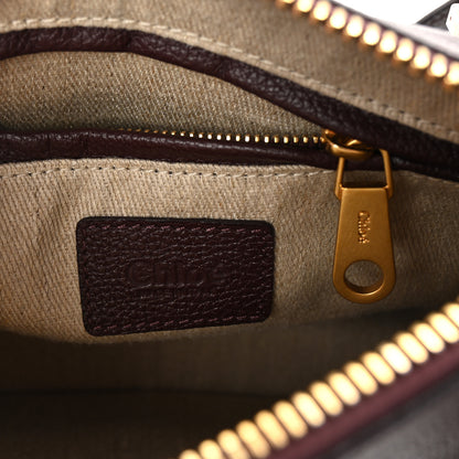 Chloe Calfskin Small Marcie Satchel Deep Violine 6 of 9