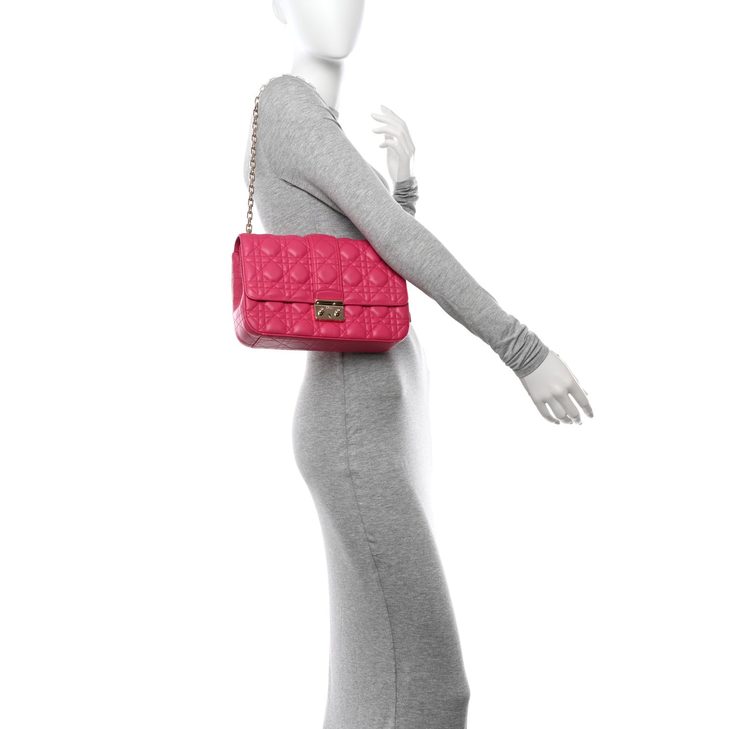 Lambskin Cannage Medium Miss Dior Flap