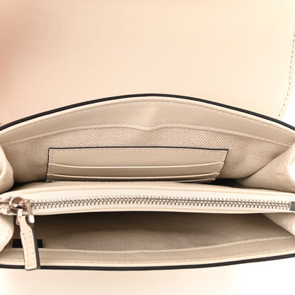 Gucci Calfskin GG Tennis Embossed Messenger Bag Mystic White 5 of 11