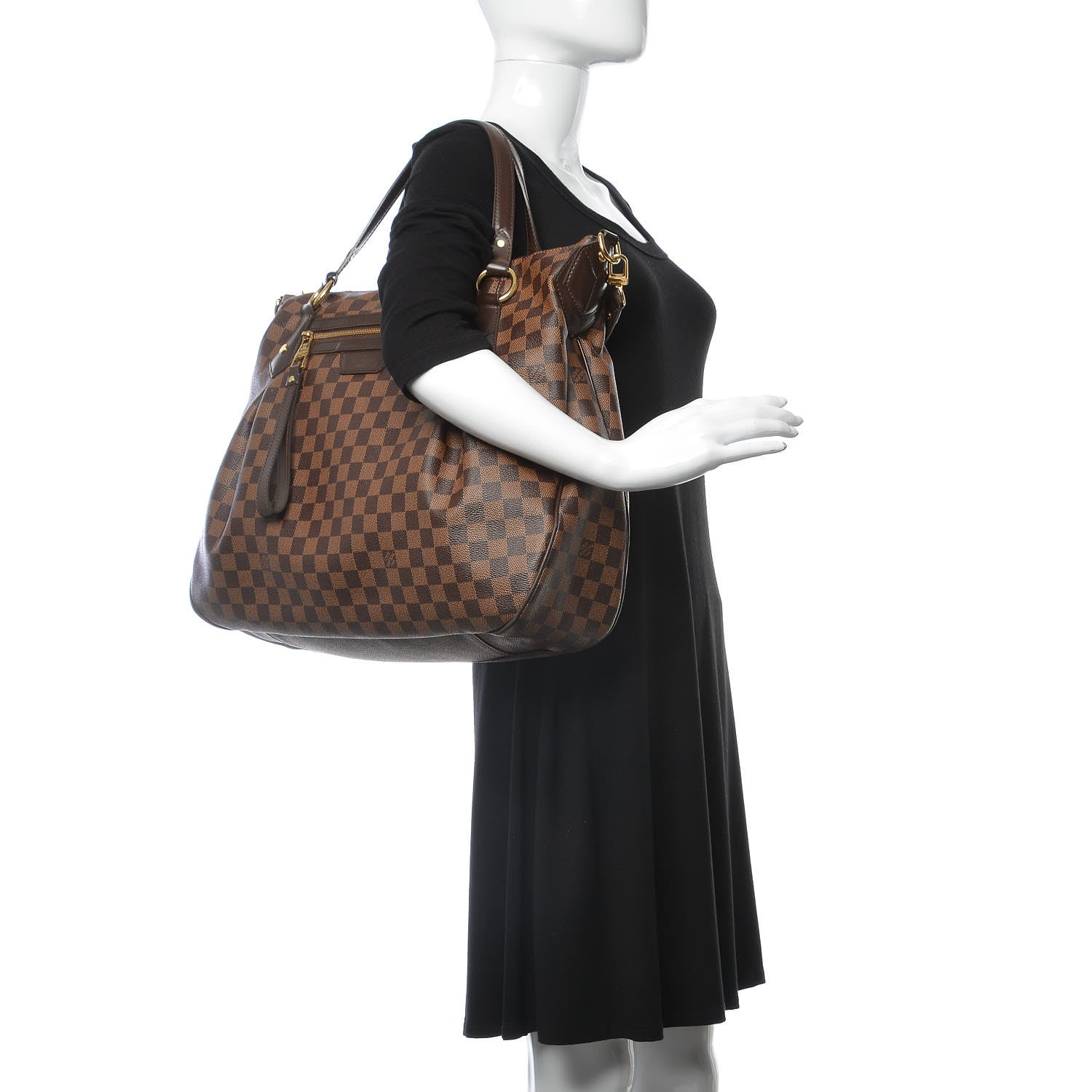 Louis Vuitton Damier Ebene Evora GM 2 of 10